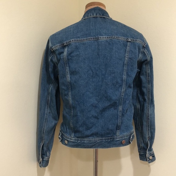 Everlane Jean Jacket Size XS Faded Blue Denim - Picture 4 of 10